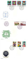 Liechtenstein FDC 1977 Yvert 608 / 613 - 625 / 627 (o) B Oblitere(s) - FDC