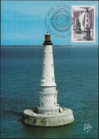 France 1984 Y&T 2326 Sur Carte Maximum. Phare De Cordouan, Gironde - Faros