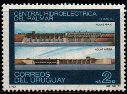 1981 Uruguay Palmar Dam Electricity Ecological  #1118  ** MNH - Uruguay