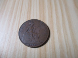 Grande-Bretagne - One Penny George V 1916.N°81. - D. 1 Penny