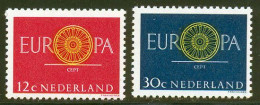 Pays-Bas 1960 Yvert 726 / 727 ** TB - Ongebruikt