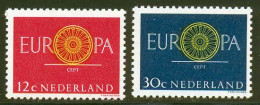 Pays-Bas 1960 Yvert 726 / 727 ** TB - Neufs