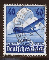 Allemagne Empire PA 1936 Yvert 54 (o) B Oblitere(s) - Luft- Und Zeppelinpost