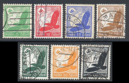 Allemagne Empire PA 1934 Yvert 43 / 45 - 49 / 51 (o) B Oblitere(s) - Airmail & Zeppelin