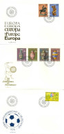 Liechtenstein FDC 1974 Yvert 543 / 549 (o) B Oblitere(s) - FDC