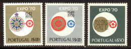 Portugal 1970 Yvert 1086 / 1088 ** TB - Neufs