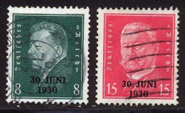 Allemagne Empire 1930 Yvert 426A - 426B (o) B Oblitere(s) - Usati