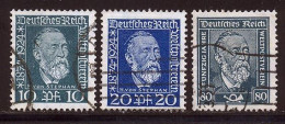 Allemagne Empire 1924 Yvert 359 - 360 - 362 (o) B Oblitere(s) - Gebraucht