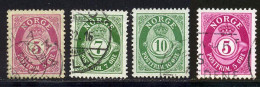 Norvege 1941 Yvert 92 - 92A - 93 - 223 (o) B Oblitere(s) - Used Stamps