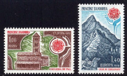 Andorre Francais 1978 Yvert 269 / 270 ** TB - Ungebraucht