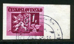 Tchecoslovaquie 1945 Yvert 364 (o) B Oblitere(s) Bord De Feuille - Used Stamps