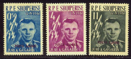 Albanie PA 1962 Yvert 57A - 58A - 59A ** TB - Albania