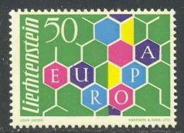 Liechtenstein 1960 Yvert 355 ** TB - Unused Stamps