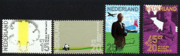 Pays-Bas 1971 Yvert 934 / 937 ** TB Bord De Feuille - Neufs