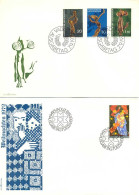 Liechtenstein FDC 1972 Yvert 513 / 516 (o) B Oblitere(s) - FDC