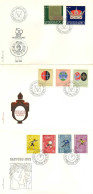 Liechtenstein FDC 1971 Yvert 489 / 497 (o) B Oblitere(s) - FDC