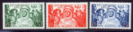 Algerie 1949 Yvert 276 / 278 * TB Charniere(s) - Nuovi