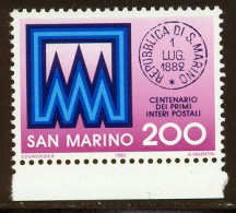 Saint-Marin 1982 Yvert 1044 ** TB Bord De Feuille - Ungebraucht