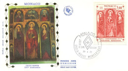 Monaco FDC 1973 Yvert 933 Peinture Louis Brea - FDC