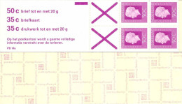 PAYS-BAS NEDERLAND 1975 - Carnet / Booklet / MH Indice PB 18a - 2 G Juliana - YT C 948a / MI MH 20 - Carnets Et Roulettes