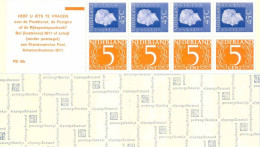 PAYS-BAS NEDERLAND 1974 - Carnet / Booklet / MH Indice PB 16b - 2 G Chiffre / Juliana - YT C 976 II / MI MH 18 - Postzegelboekjes En Roltandingzegels