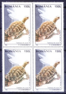 Romania 1996 MNH Blk, Hermanns Tortoise, Reptiles, Turtles - Tortues