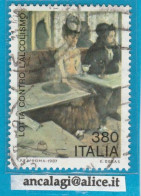 USATI ITALIA 1987 - Ref.0559 "LOTTA CONTRO L'ALCOLISMO" 1 Valore - - 1981-90: Oblitérés