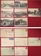 ● Lot De 7 CPA Envoyées à ALBERT Dans La SOMME Famille TESTART Instituteur / Rentier - Cartes Postales - Collezioni E Lotti