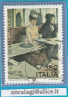 USATI ITALIA 1987 - Ref.0559A "LOTTA CONTRO L'ALCOLISMO" 1 Valore - - 1981-90: Usati