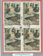 USATI ITALIA 1987 - Ref.0559B "LOTTA CONTRO L'ALCOLISMO" 1 Valore In Quartina - - 1981-90: Usati