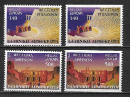 GREECE 1998 Europe / CEPT Both Sets MNH Vl. 2017 / 2018 + A - Unused Stamps