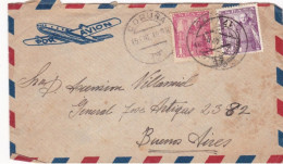 Spain - 1949 - Airmail - Letter - Sent From La Coruña To Buenos Aires, Argentina - Caja 30 - Cartas & Documentos