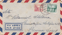 Spain - 1951 - Airmail - Letter - Sent From La Coruña To Buenos Aires, Argentina - Caja 30 - Cartas & Documentos