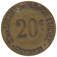 SAINT ETIENNE - 175.03 - Monnaie De Nécessité - 20 Centimes - Chiffres De 8mm - Notgeld