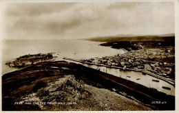 IOM - PEEL AND CASTLE FROM HILL RP  Iom564 - Isla De Man