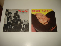 B14/  Lot De 2 SP  Différents De  Blondie - Rapture + Atomic  - EX / EX - Disco, Pop