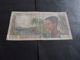 Comores: Billet 1000 Francs 1976 - Comore