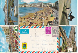 Spain - 1971 - Airmail - Letter - Sent From Las Palmas To Buenos Aires, Argentina - Caja 30 - Briefe U. Dokumente