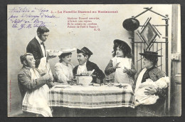 4  " La Famille Durand Au Restaurant "  1904 - Histoire