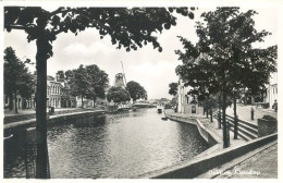 Dokkum, Kleindiep  (met Molen) - Dokkum