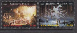 2013 San Marino Operas Music Complete  Set Of 2 MNH - Unused Stamps