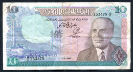 RC 27439 TUNISIE BILLET DE 10 DINARS EMIS LE 1-6- 1969 - Tusesië