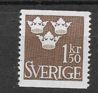 1939-69 MNH  Sweden, 3-crowns  Postfris** - Neufs