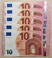 Euronotes 10 Euro 2014 UNC < YB >< Y013 > Greece - Lagarde - 10 Euro