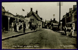 Ref 1640 - Early Real Photo Postcard - "Somp Street" Codford - Wiltshire - Otros & Sin Clasificación