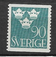 1939-69 MNH  Sweden, 3-crowns  Postfris** - Ungebraucht