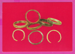 310837 / Bulgaria - Sandanski Archaeological Museum - Glass And Metal Bulgarian Bracelets, XII-XIV Century Foundin 1973  - Museum