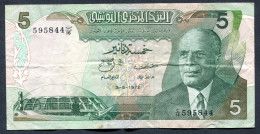 RC 27440 TUNISIE BILLET DE 5 DINARS EMIS LE 3-8-1972 - Tusesië