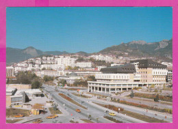 310859 / Bulgaria - Smolyan - The Post Office Building, Buildings, Road, Cars 1988 PC Septemvri Bulgarie Bulgarien - Post & Briefboten