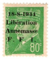 ANNEMASSE -  Type 1 80cts Pétain Qualité * - Liberación